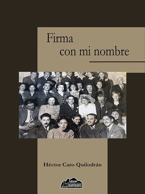 cover image of Firma con mi nombre